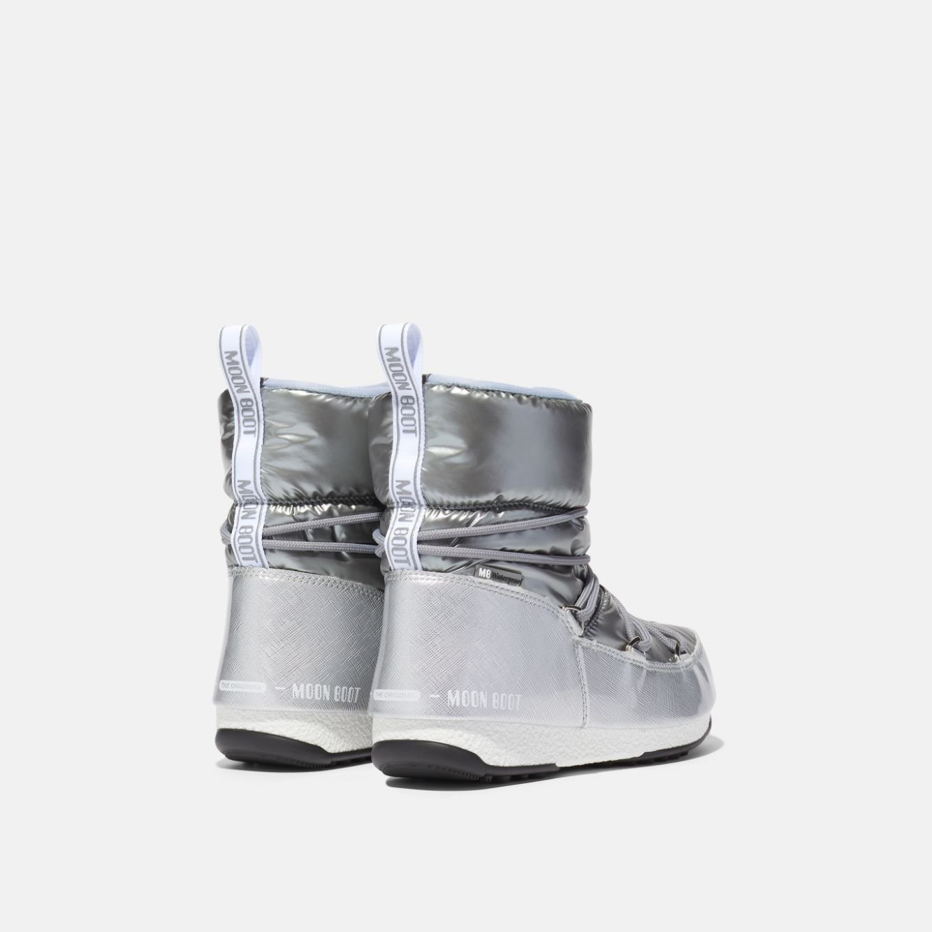 Moon Boot® Protecht Low Pillow Vinterstøvler Dame Sølv NO-172839